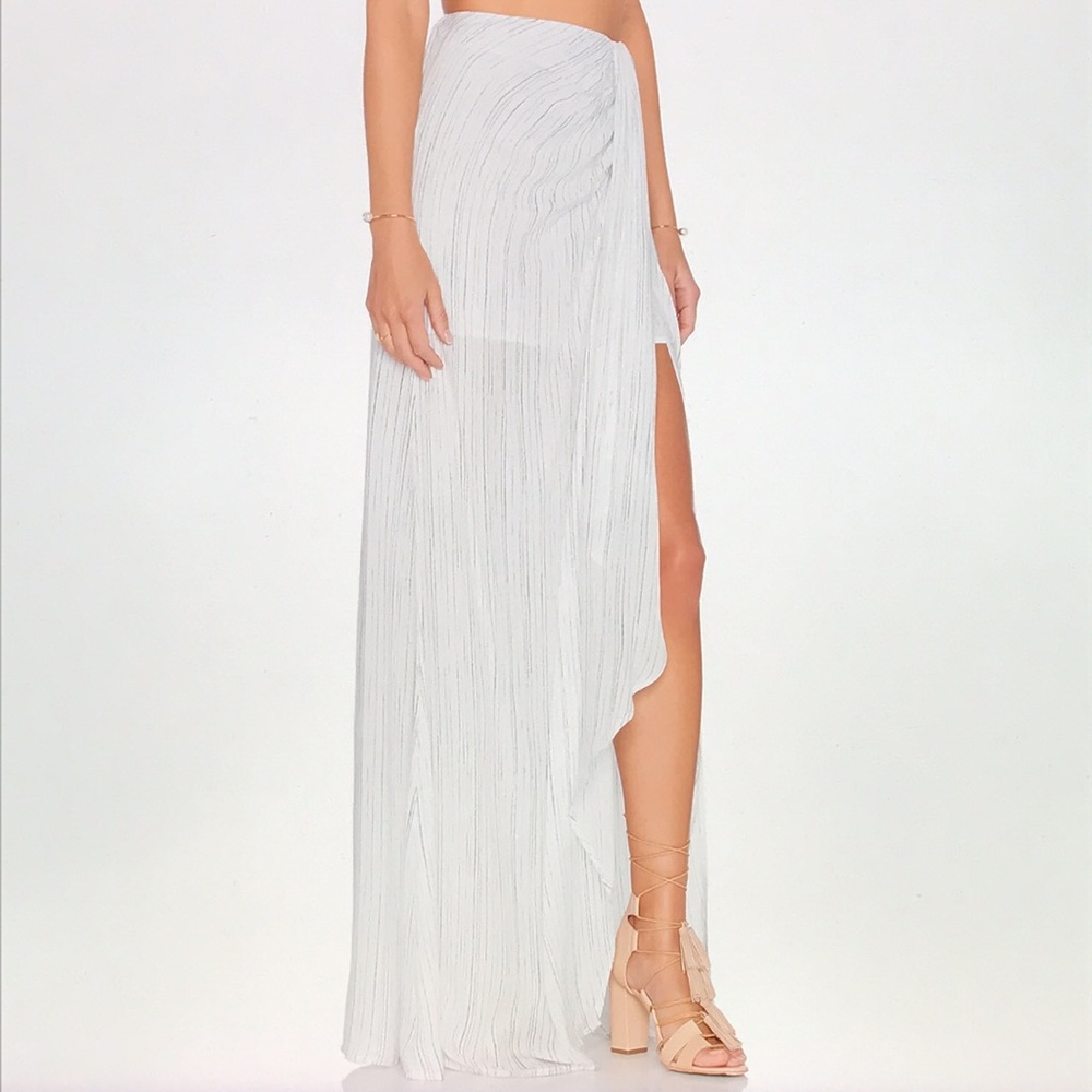 The Jetset Diaries White Maxi Skirt - Picture 9 of 10